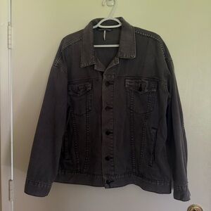 Free People Relaxed Fit Denim Jacket
